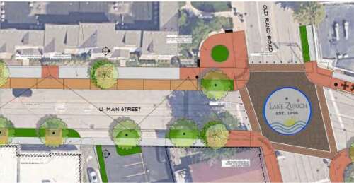 $4 million streetscape improvement planned for downtown Lake Zurich