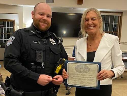 South Barrington police officer lauded for lifesaving efforts