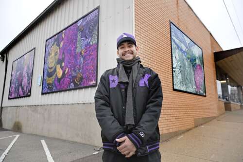 West Chicago artist’s murals lend downtown a dash of vibrant color